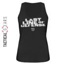 TDS LINE - WOMEN - TANK TOP - LAST LINE OF DEFENSE - FRONT ONLY - Farbe: SCHWARZ